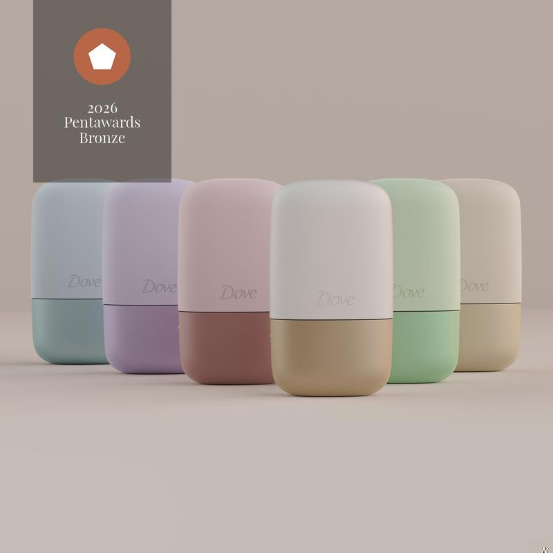 Pentawards 2026 Bronze Award — Dove Refillable Deodorant & Antiperspirant, official entry image 1