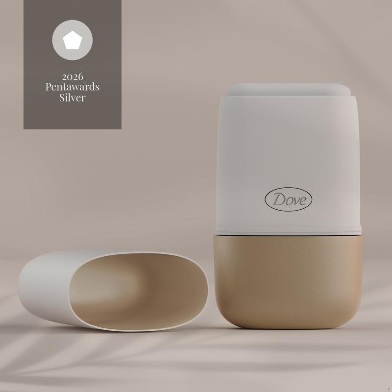 Pentawards 2026 Silver Award — Dove Refillable Deodorant & Antiperspirant, official entry image 1