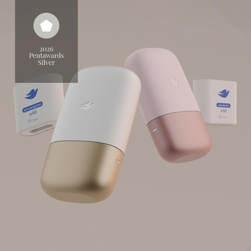 Pentawards 2026 Silver Award — Dove Refillable Deodorant & Antiperspirant, official entry image 5
