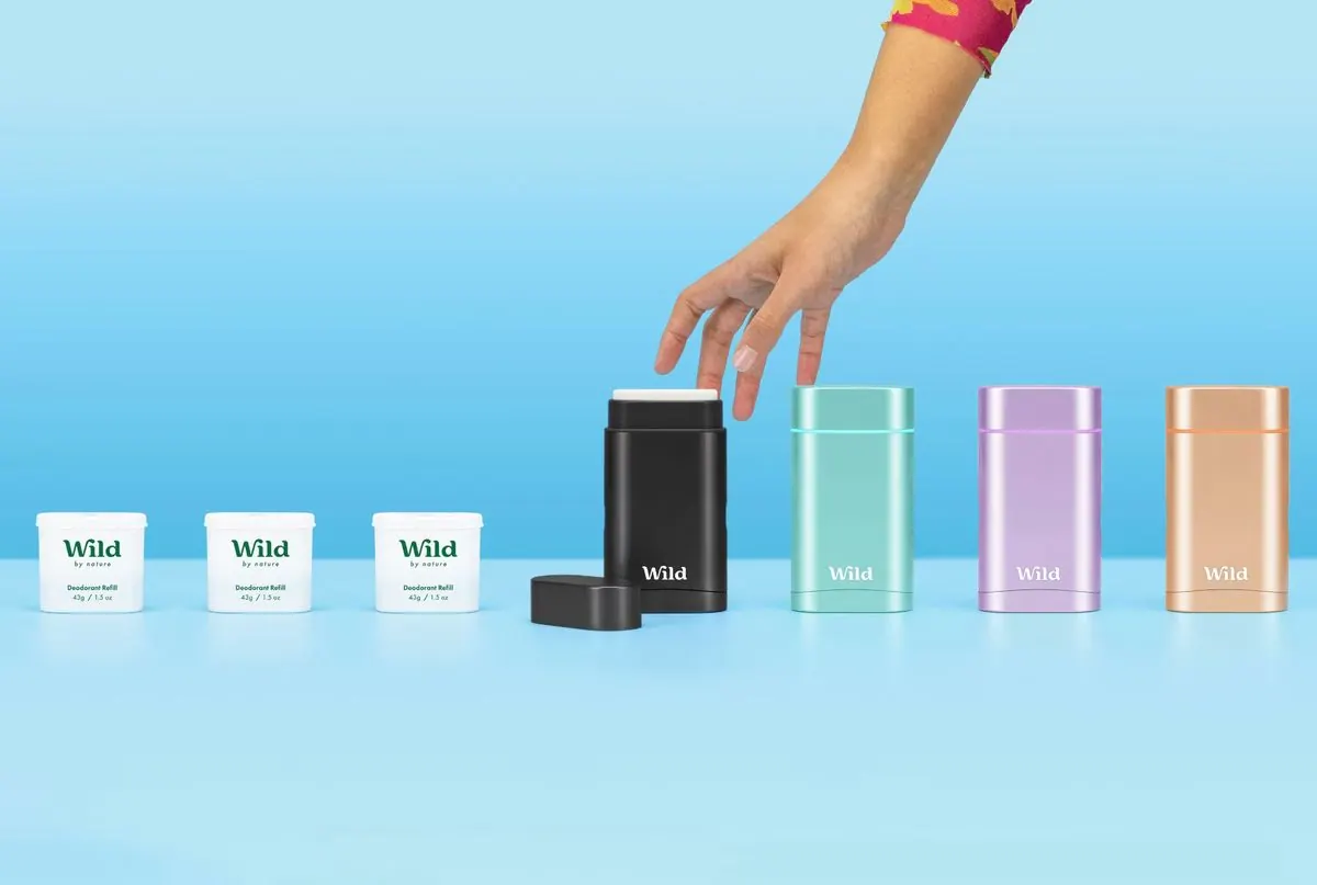 Wild Refillable Deodorant cases color range