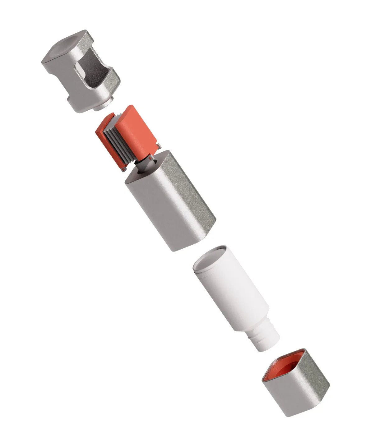Airless bottle exploded view