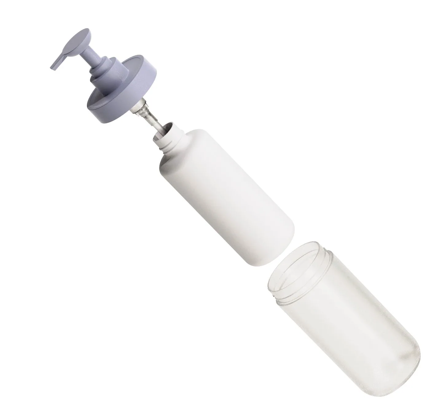 Pump bottle exploded view