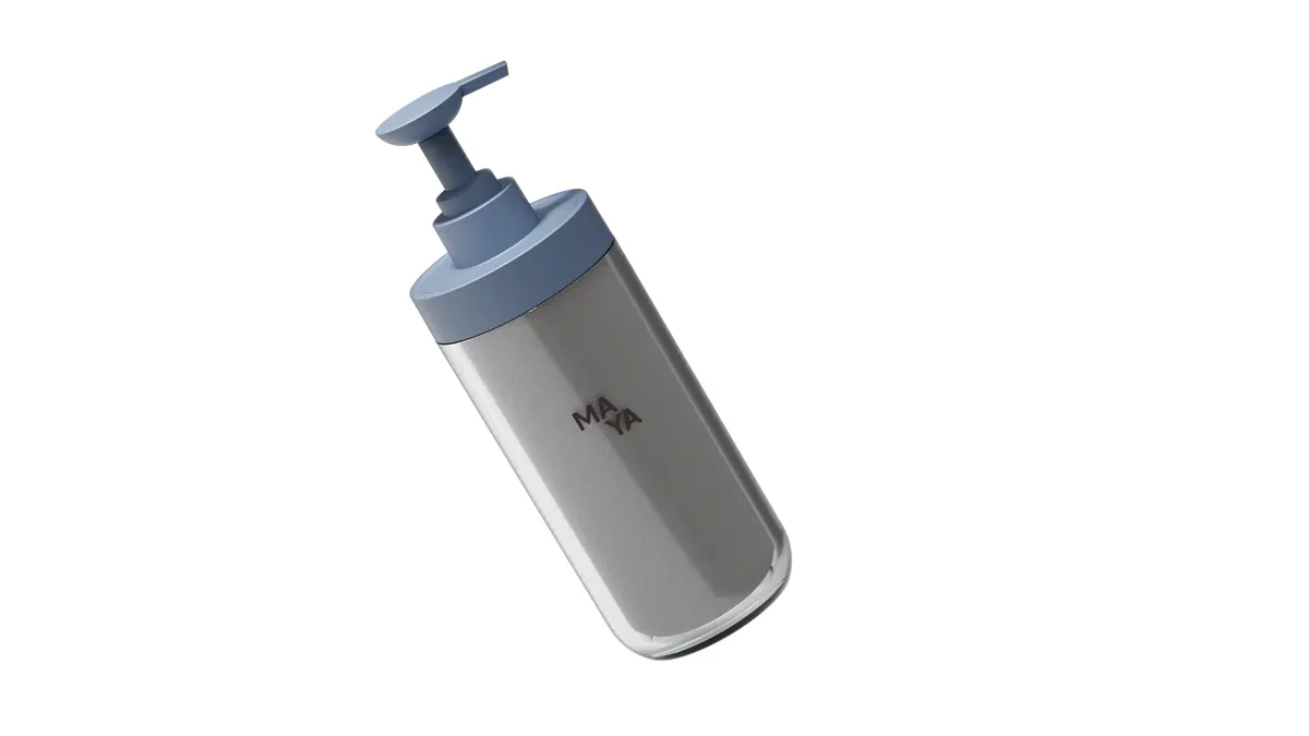 Pump bottle product view